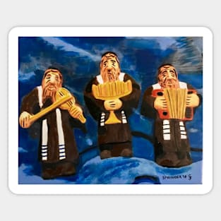 Three Rabbis Sticker